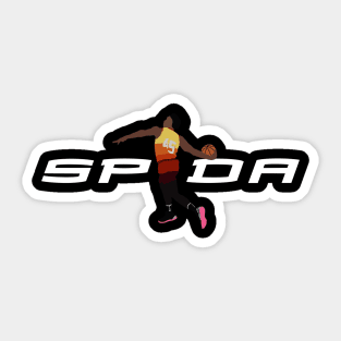 Donovan Mitchell - Utah Jazz Spida Mitchell (White) Sticker